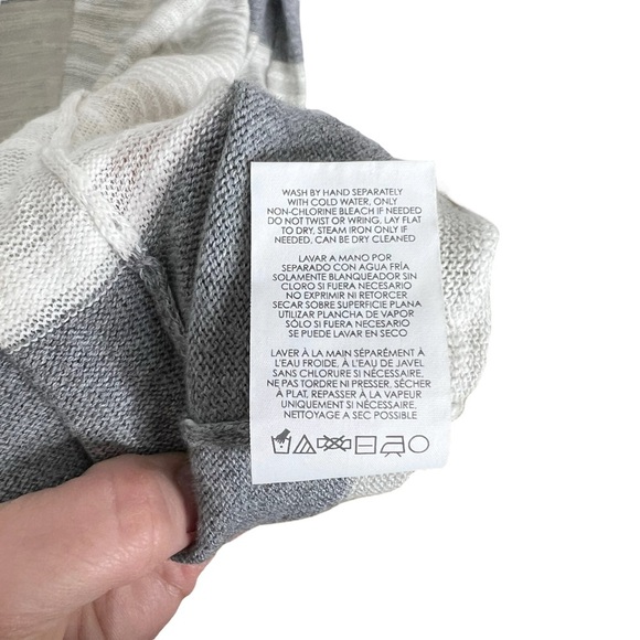 CABI Vineyard Striped Duster Long Line Cardigan Sweater - Picture 9 of 13